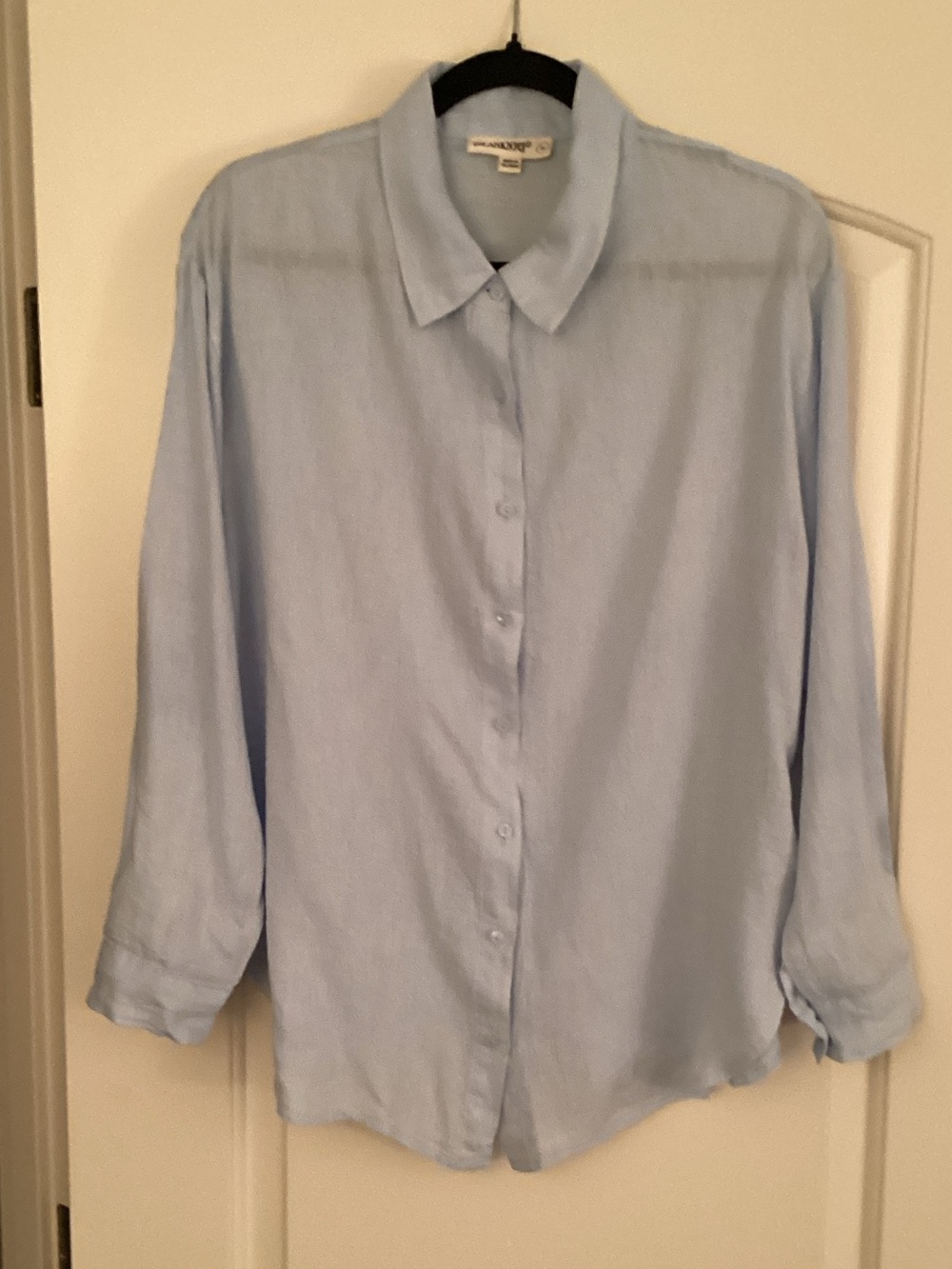 Blank NYC Pale Blue Men's Casual Button-Down Shirt